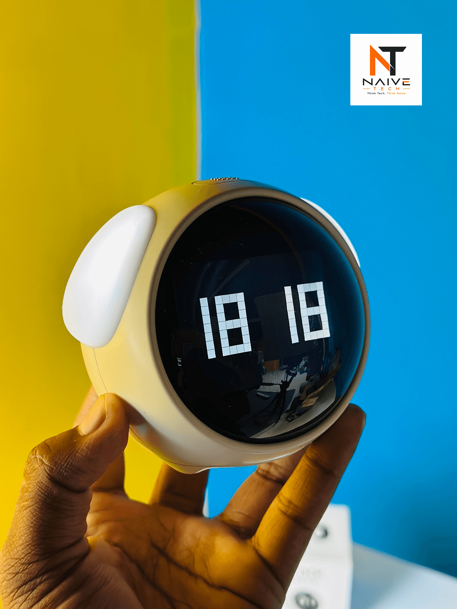 Cute Expression Multi Function LED Pixel Alarm Clock